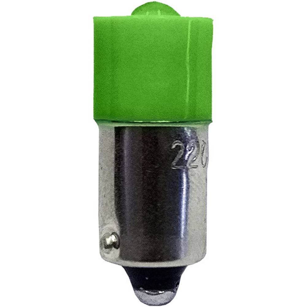 Barthelme 53120513 LED-signallampe Grøn BA9s 24 V/DC, 24 V/AC