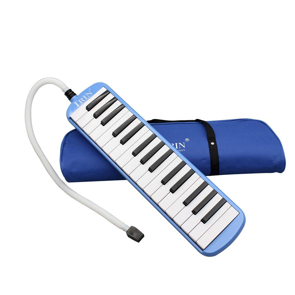 32 tangenter melodica piano keyboard melodica 5 färger musikinstrument för musikälskare nybörjare med bärväska