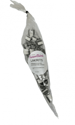 Byske Karamellfabrik - Godisstrut 110g (Smak: Lakrits)