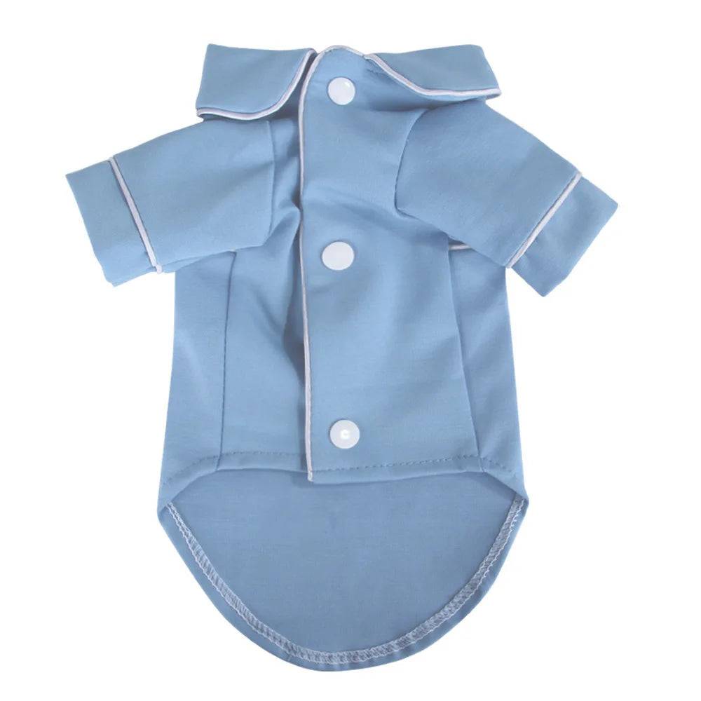 Pet Pyjamas & Leisure Jacket for Dogs & Cats - Blue / XS (XS)