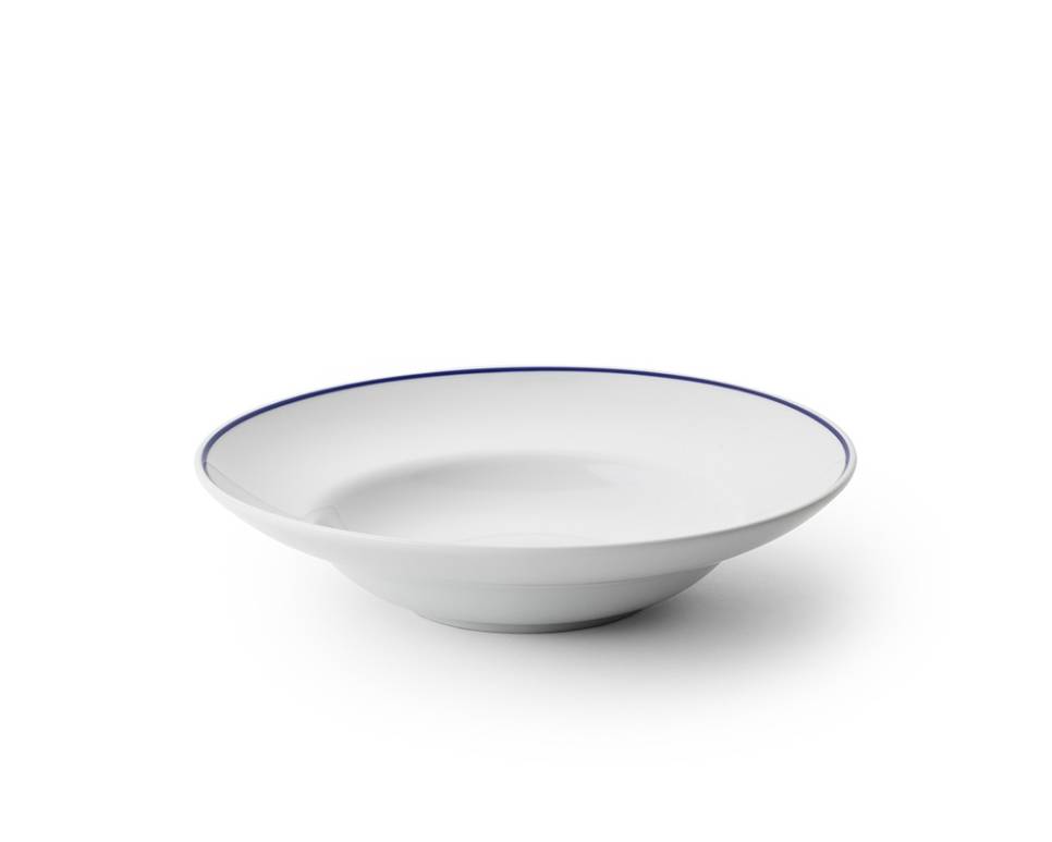Djup Tallrik Basic Blue Line, 26 cm - Benedikt