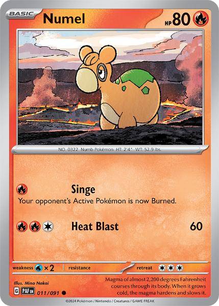 SV4.5 - Paldean Fates - 011/091 - Numel - Common Reverse