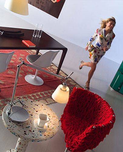 Tolomeo Basculante bordlampe Artemide - Parchment papir / Bordfod