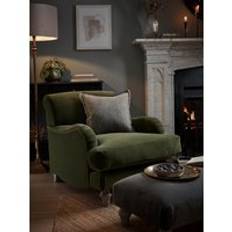 Reine Arm Chair – Mink Grey Opulent Cotton Velvet