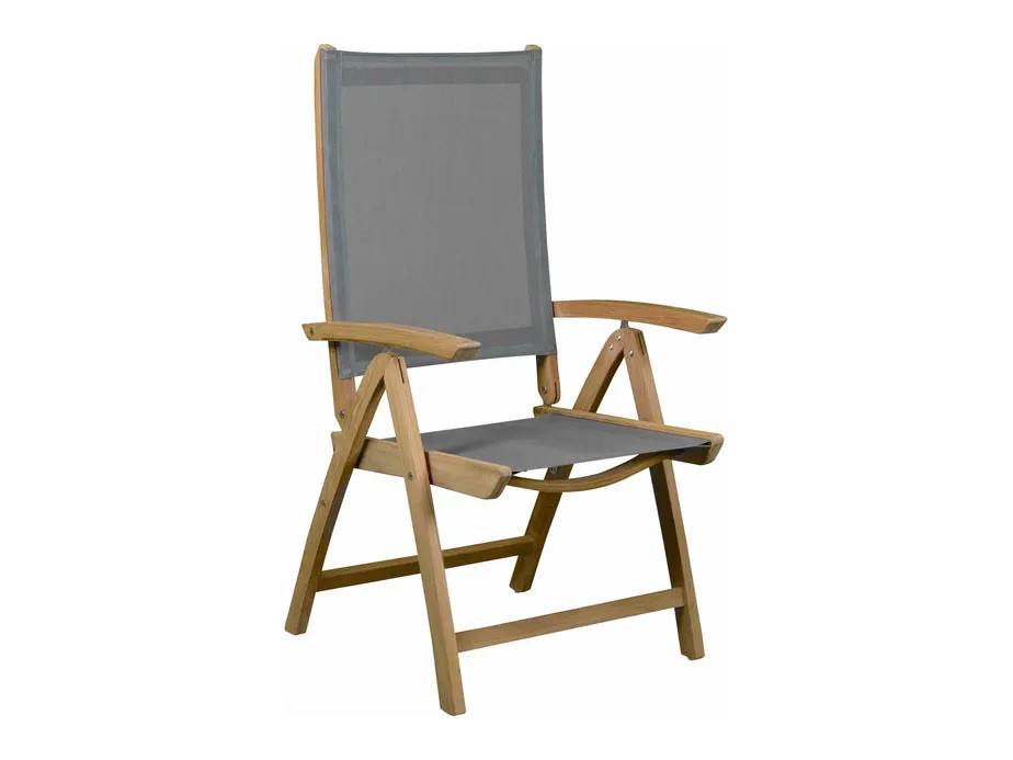 Selected Exclusive TGI Grand positionsstol Teak/sølv