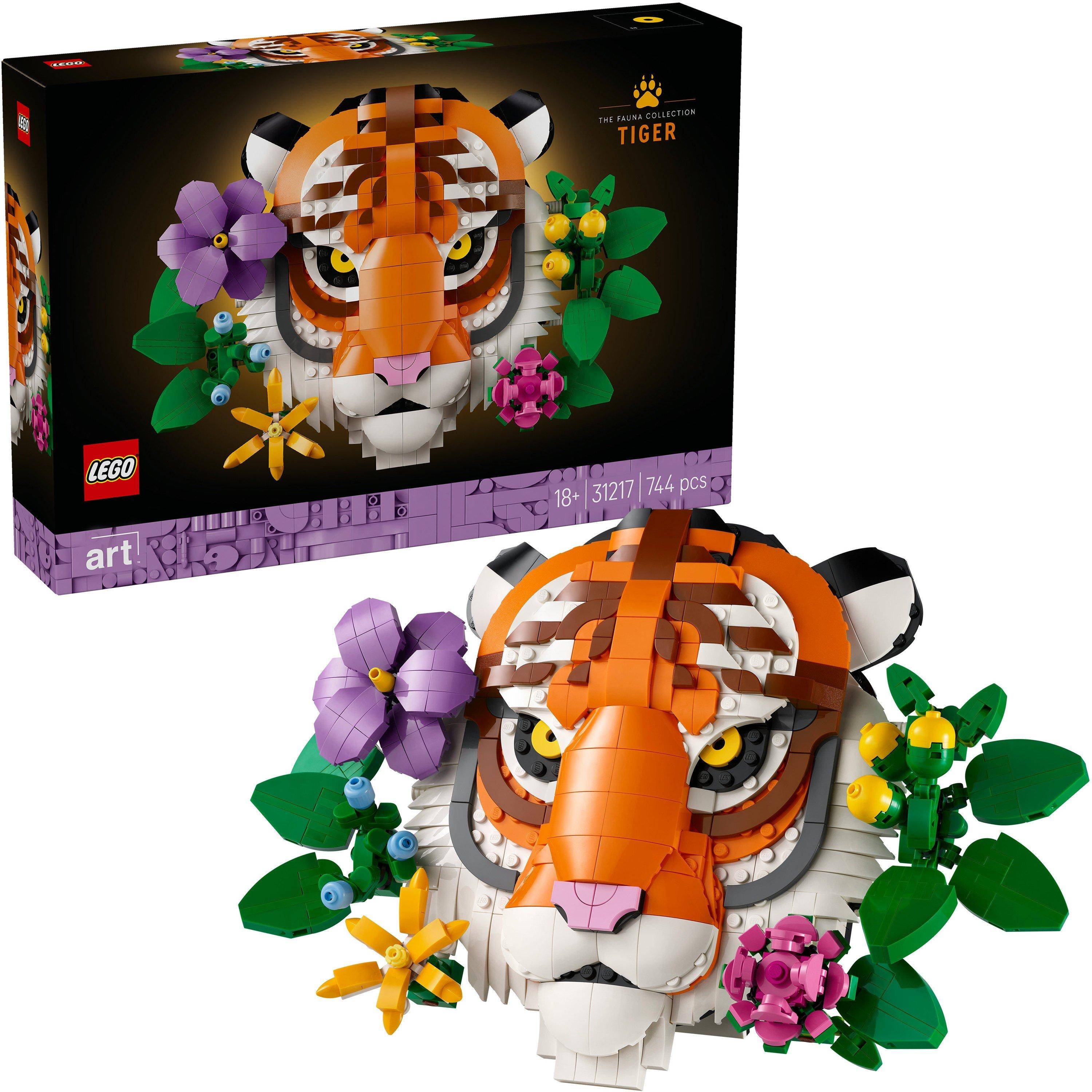 Lego Lego® Art The Fauna Collection – Tiger Housewarming Gift For A New Home 31217