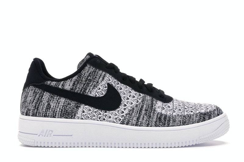 Nike Air Force 1 Flyknit 2 Black Pure Platinum - 38.5 / Livraison 3 à 6 jours