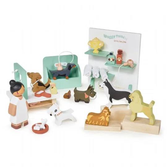 Tender Leaf – Hundesalon til dukkehus Trælegetøj 081685