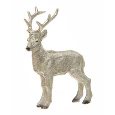 Juldekoration: Ren 14 cm - Guld