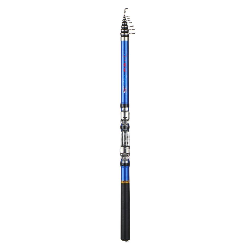 Sea Pole Carbon Material Fiskespö Kvalitet 1,5m,1,8m 2,1m 2,4m 2,7m 3m Teleskopiskt fiskespö Kvalitet Spinning Spö 2.1m