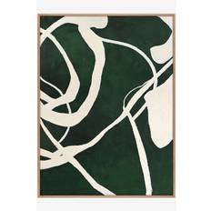 Malerifabrikken - Design Painting / Masterpiece / 90x120 Cm / Egetræsramme - Grøn - 90X120