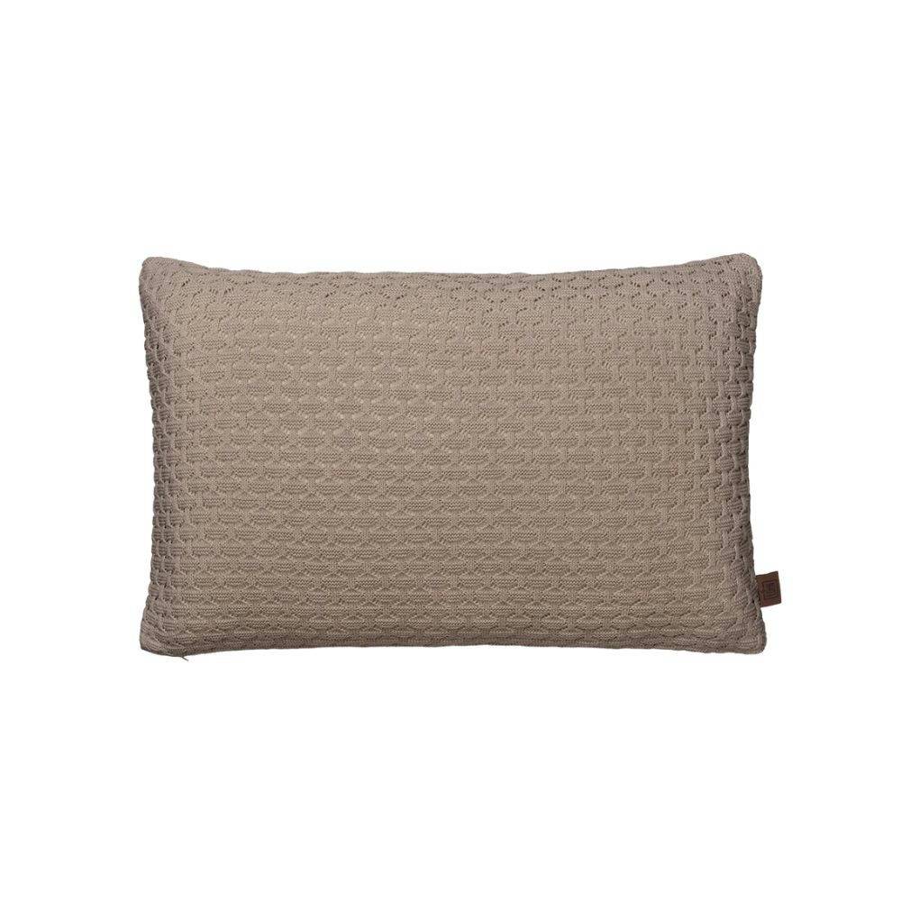 By Lohn Stickad Kudde Square Khaki