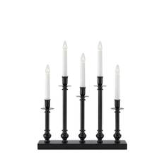 Fratello Adventsljusstake Svart