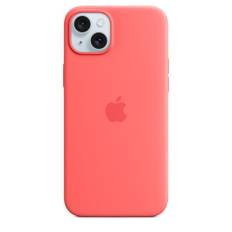 APPLE - iPhone 15 Plus Silicone Case with MagSafe - Guava ACCS