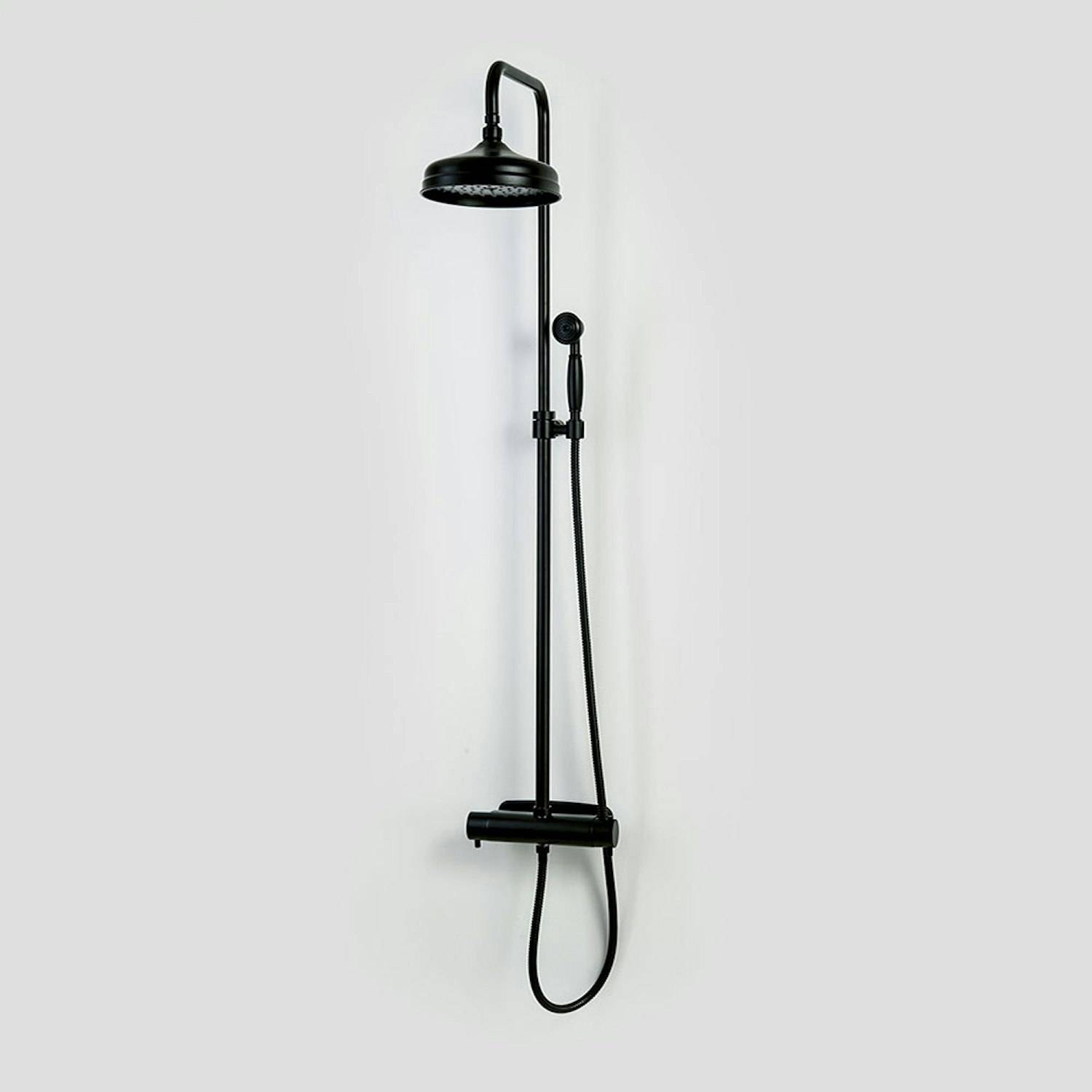 Takduschset Duschbyggarna Colour Line Svart, 160 cc