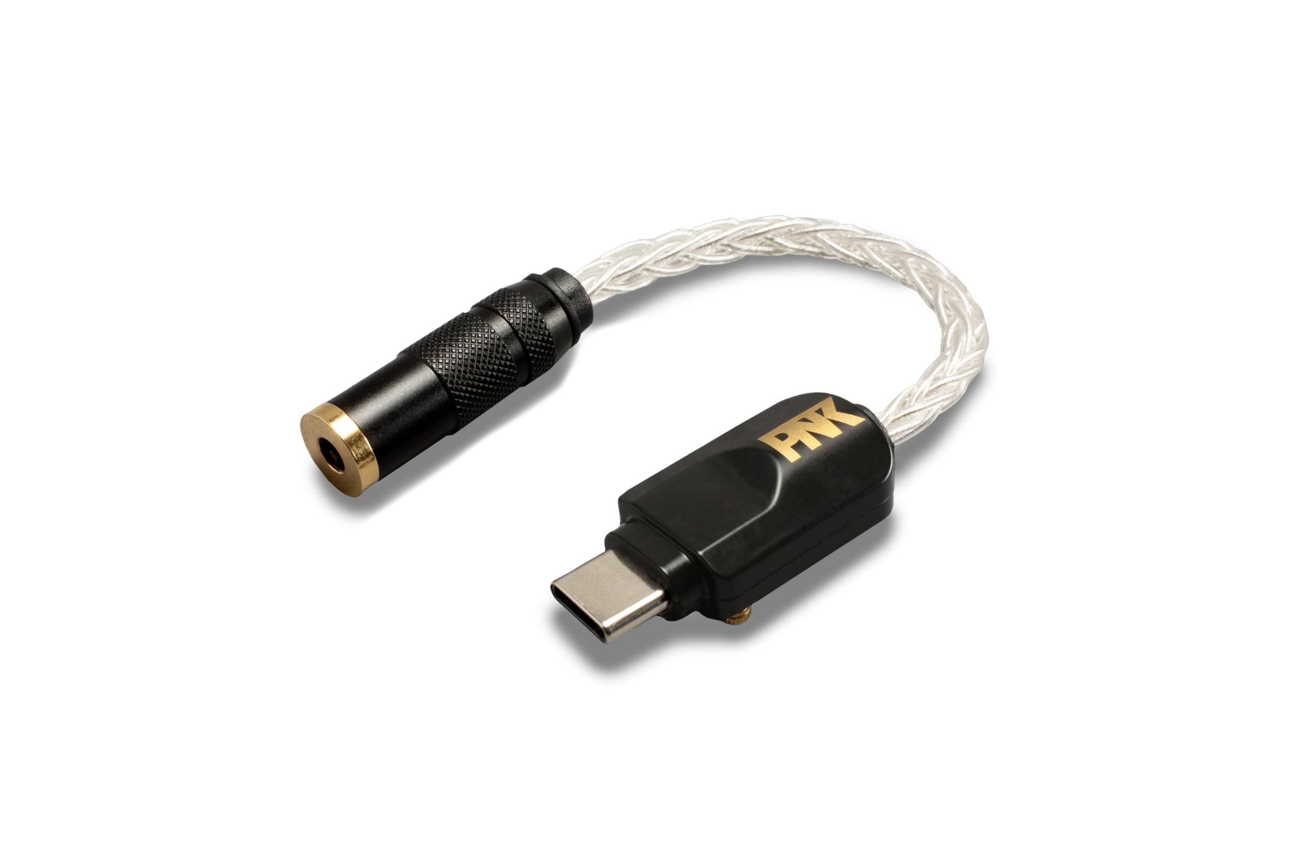 Pierre Nakano supervised USB to conversion adapter with DAC Type-C 3.5mm built-in (HSE-AD03-pnk/Pidac)