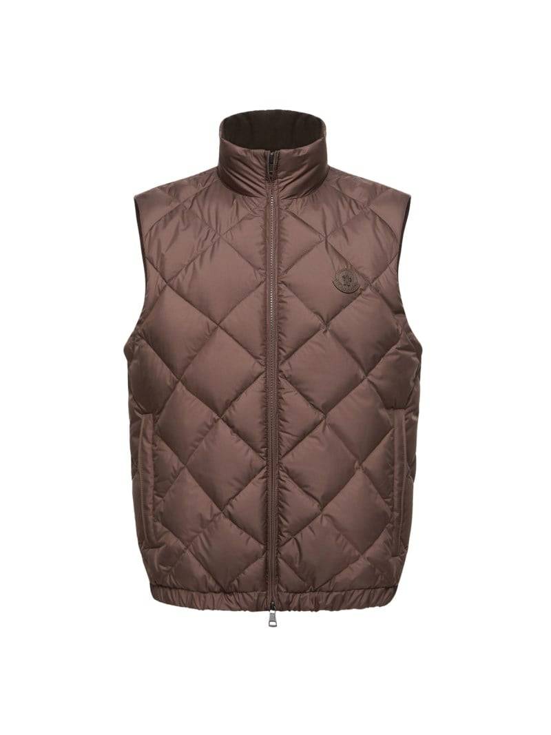 Väst chobe diamond quilted down taupe