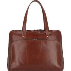 Cambridge Schultertasche Leder 41 cm Laptopfach