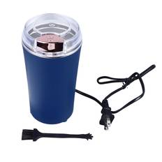 Small Portable Electric Grinder 200W Electric Coffee Bean Herb Spice Grinder with 6 Blade Knife
