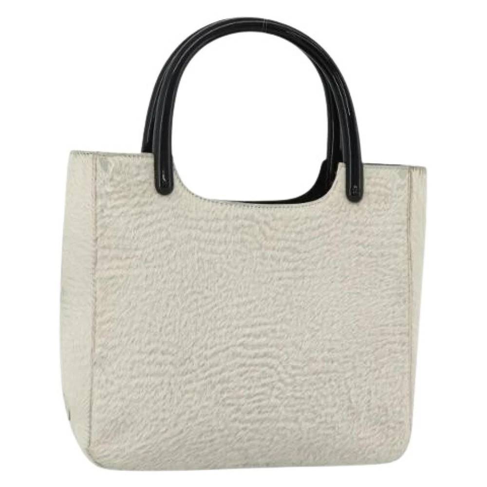 Prada Vintage Pre-owned Vintage Håndtaske - Vintage - Dame - Beige - ONE SIZE - Læder