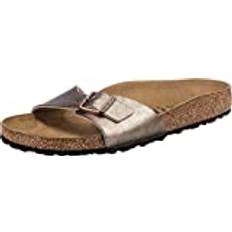 Birkenstock Madrid Mules/Clogs dam silver mules skor, Mullvadsbrunt, 41 EU