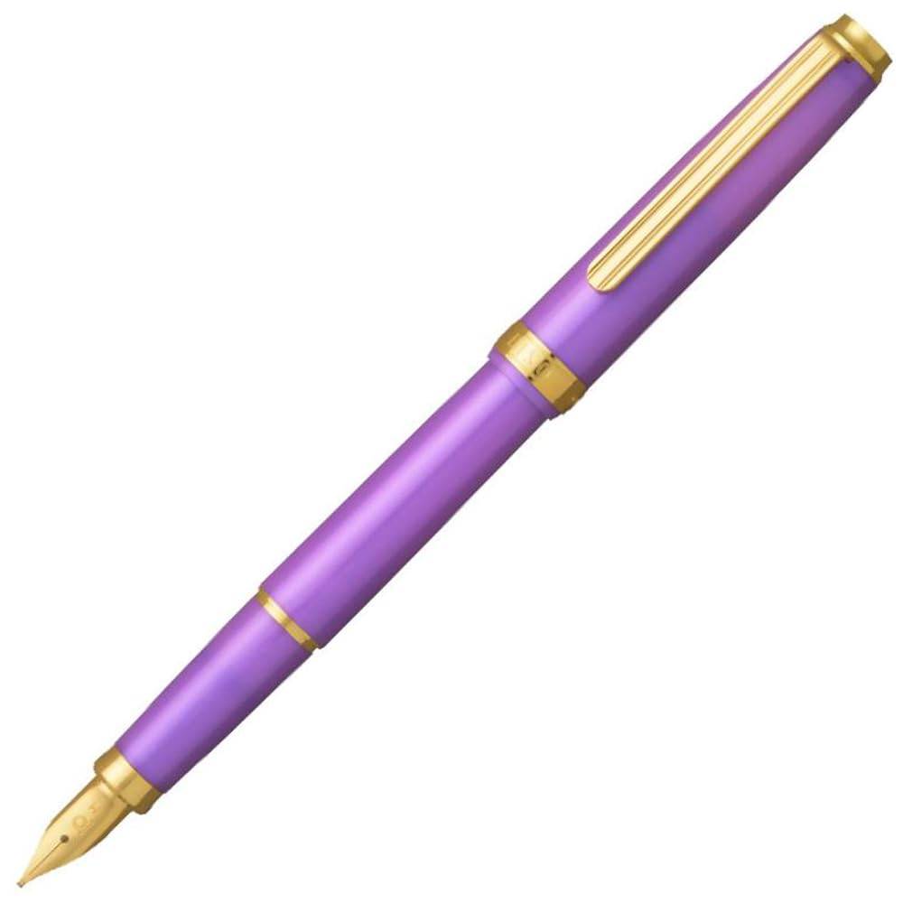 Platinum BISO Fountain Limited Edition Medium Pen, (1500 pieces), PTL-15000 (Mystic Purple, Nib)
