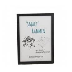 Smart Rammen - A4 - sort eg