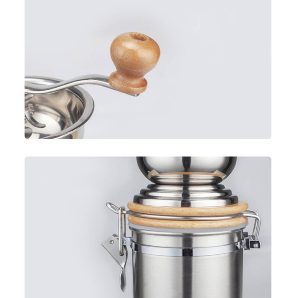 Rostfritt Manuell Kaffeböna Handkonisk Köksverktyg