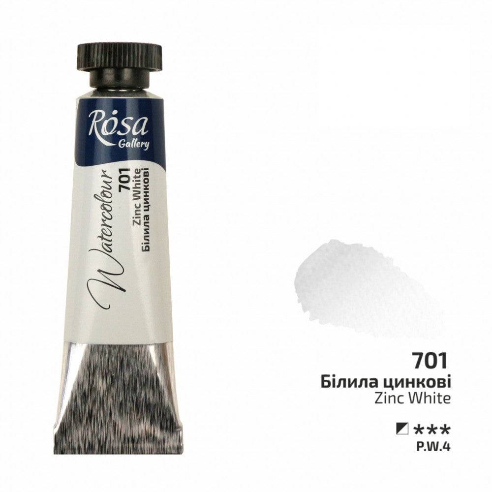 Rosa Gallery akvarellfärg tub 10 ml 770 Carbon Black