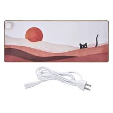 Warm Desk Pad 3 Speeds Touch Control Desktop Heating Mouse Pad for Kids Teens Adults