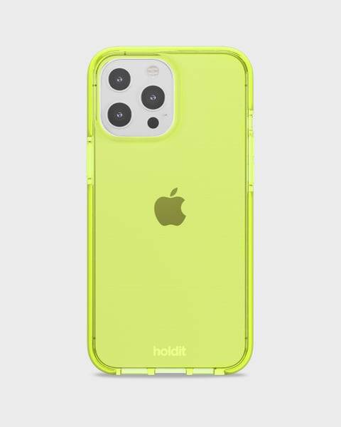 Holdit Mobilskal Seethru iPhone 13 Pro Max, Acid Grön