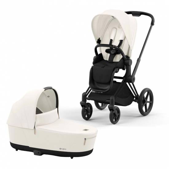 Cybex E-Priam Duovagn Off White