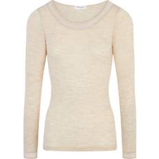 Femilet Juliana Tshirt Long Sleeves Undertrøjer Str 44 - Merino-uld hos Magasin