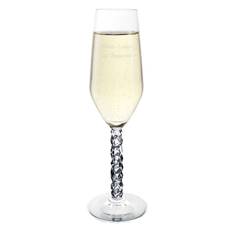 Carat champagneglas med namn - Script