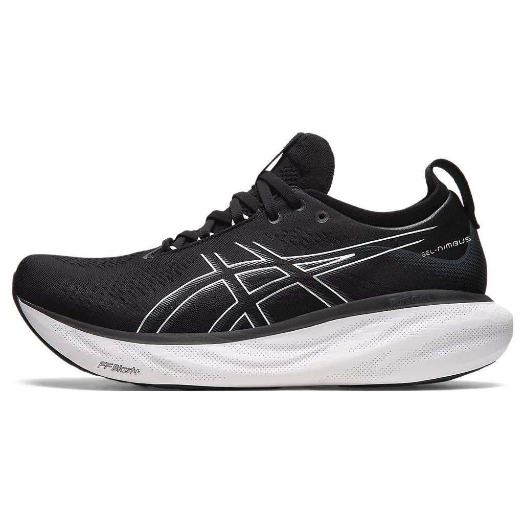 ASICS Gel Nimbus 25 Svart Pure Silver Herr Sneakers 1011B547-001 cm