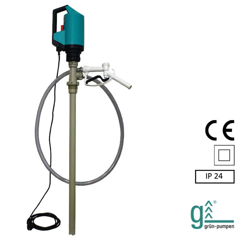 Pumpset BIO, fatpump med varvtalsreglerad motor - 1000 mm