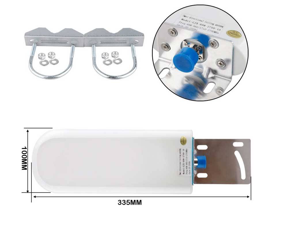 4G LTE Utomhusantenn 25 dBi inkl. 5 m Kabel – Kraftfull Riktantenn för Stabilare Internet