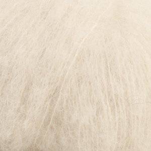 DROPS Brushed Alpaca Silk garn - 25g - Natur (01)