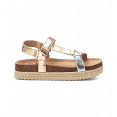 Xti Kids för kvinnor/flickor. 15126702-ORO Sandaler 151267 guld (33), Dorado, Karta, Kardborreband, Casual, barnmode - Guld, Mocka (33)