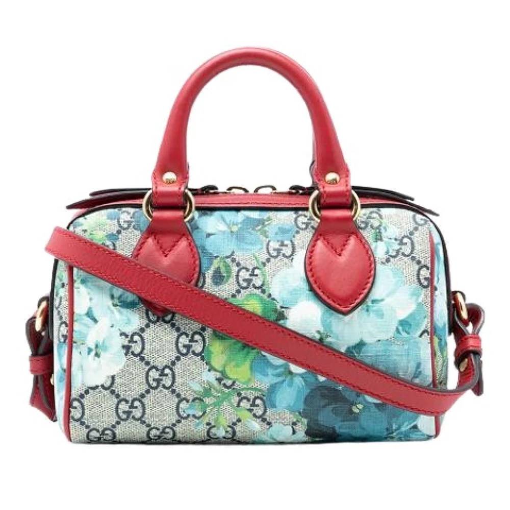 Gucci Vintage Pre-owned Mini Satchel - Vintage - Dame - Flerfarvet - ONE SIZE - Uld