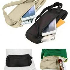 Mini Fanny Pack-bältesväska, trendig vattentät midjeväska med justerbar rem, mångsidig passväska för resor, vandring, jogging, cykling collegeväska fö - Multifärgad