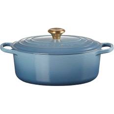 Le Creuset Signature Oval Gryde 27 cm/4,1 L, Chambray