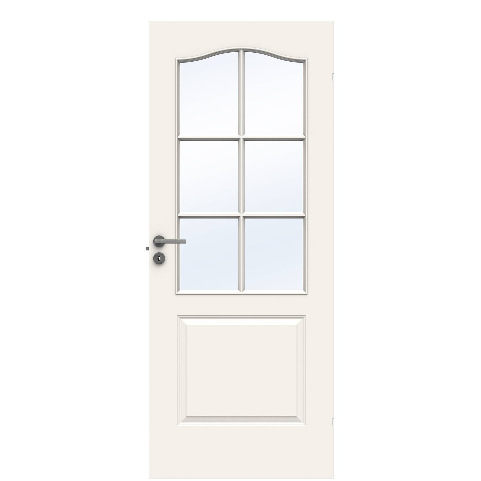 Massiv Indvendig dør fra Swedoor, Advance-line, Compact SP6B, Hvid NCS S0502-Y, 72,5 X 204 - M8X21