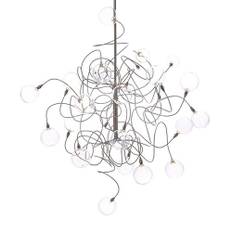Bubbles Double 24-30 pendel harco loor - HL 24 - 24 x 12V 10W G4 - ø 75 cm