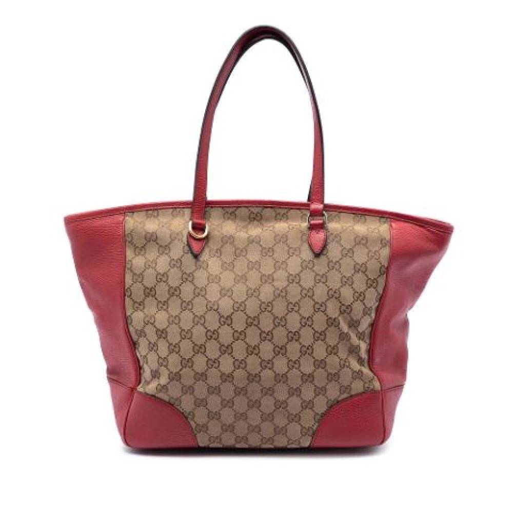 Gucci Vintage Pre-owned Bree Tote Bag - Vintage - Dame - Brun - ONE SIZE - Læder