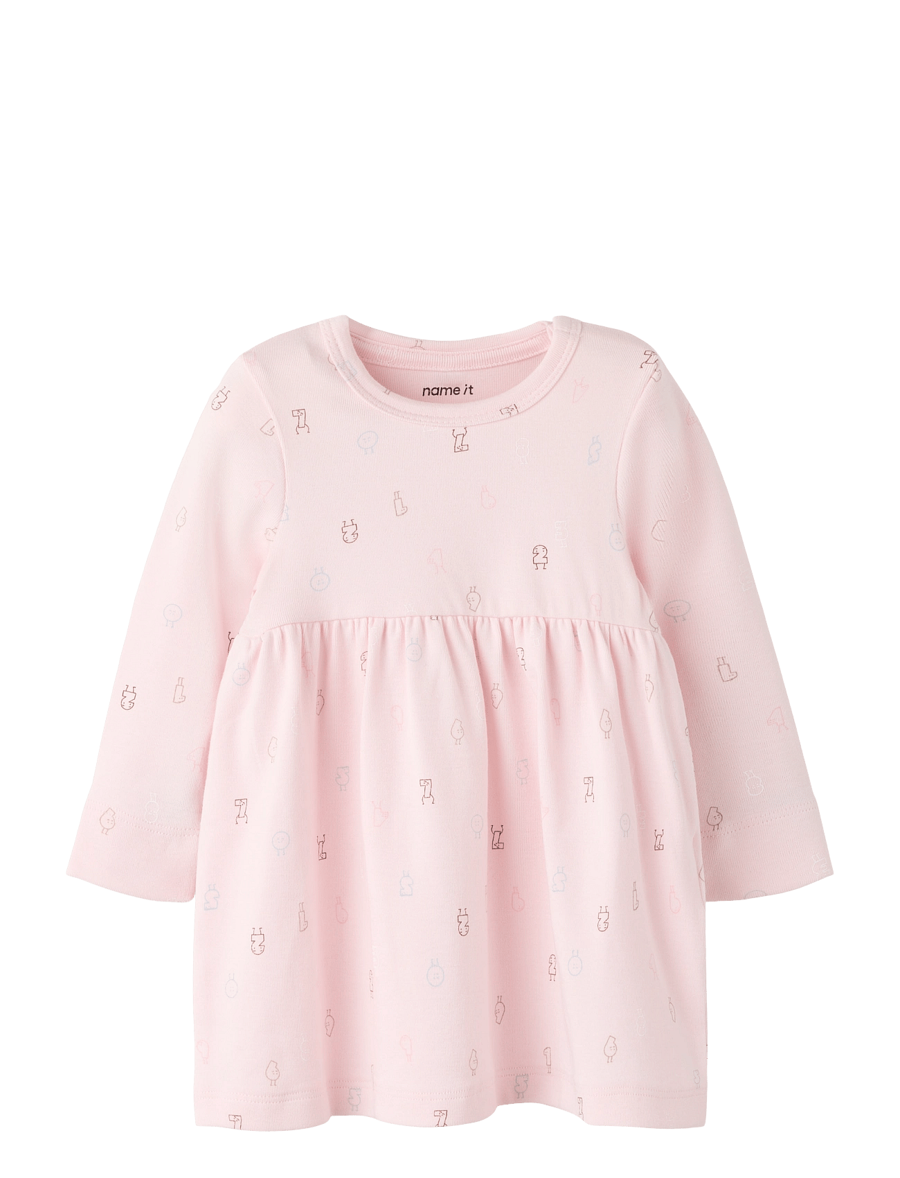 name it Nbflydianna Ls Dress - Pink - 62
