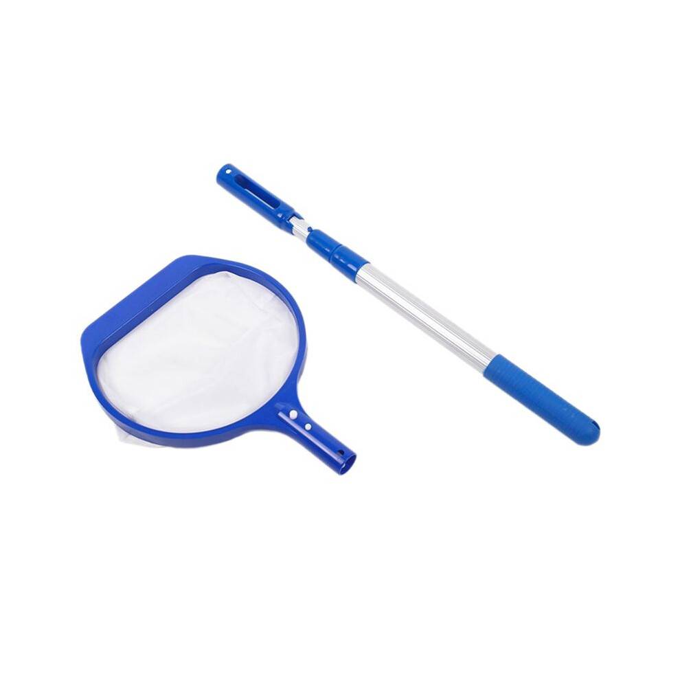 Swimming Pool Sweeping Net Telescopic Rod Pool Skimmer Cleaning Filter Mesh Swimming Pool Pond Cleaning Tools