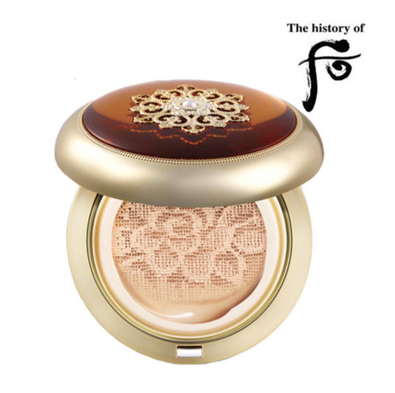 THE HISTORY OF WHOO Cheongidan Hwahyun Radiant Essence Cushion(Hwahyun Essence Cushion) SPF50+/PA+++ 15g (4 Alternativ)