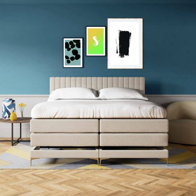 Enkelt - 120x200 - Casablanca Stella - Elevationsseng.