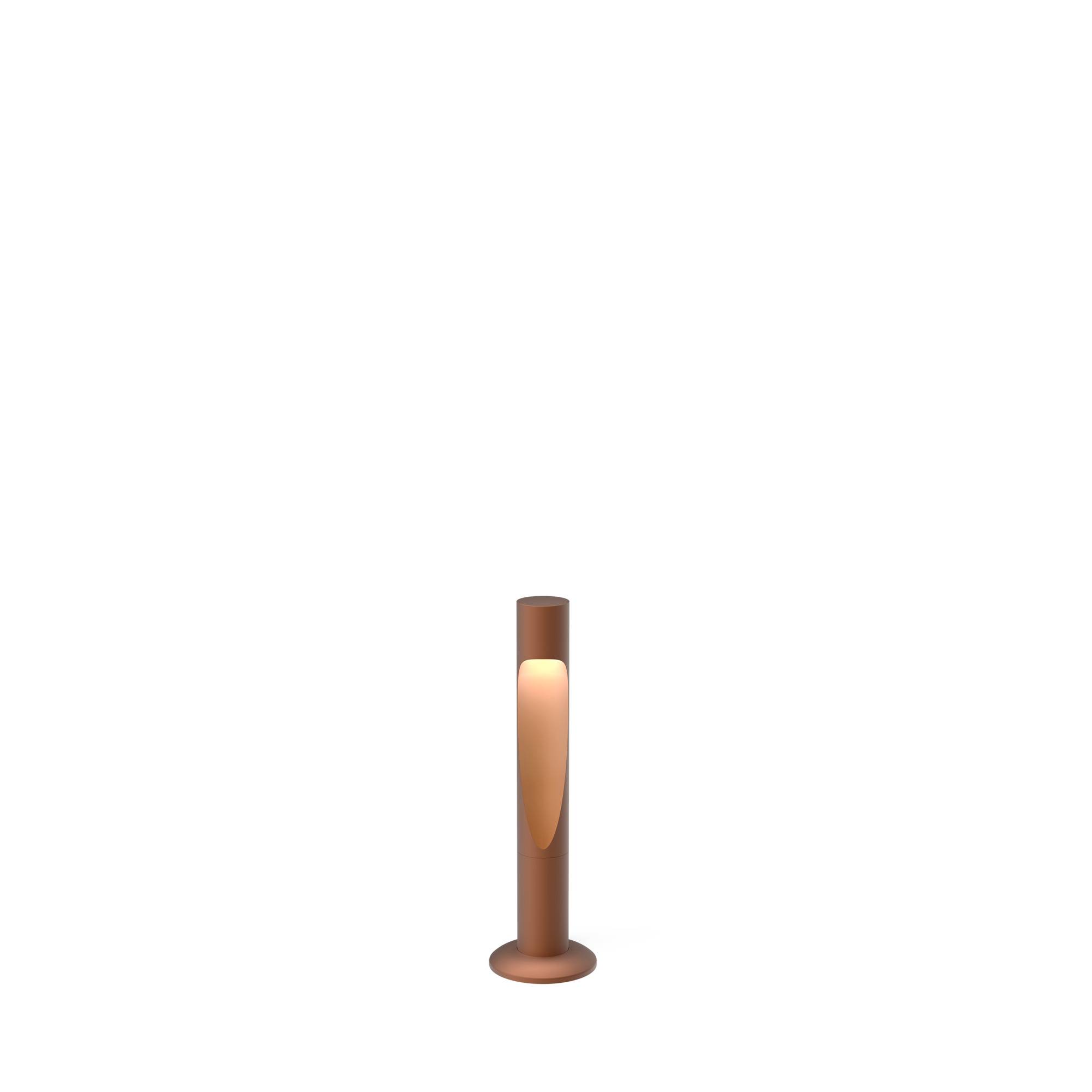Flindt Garden Pullert 345 mm. Corten Fodplade u/adaptor.